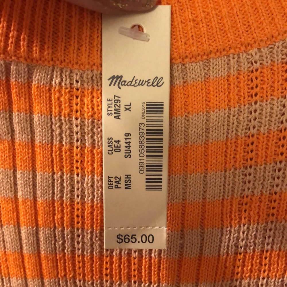 Madewell striped short sleeve sweater new with tag - Picture 4 of 7